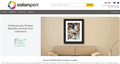 Desktop Screenshot of prints.colorsport.co.uk